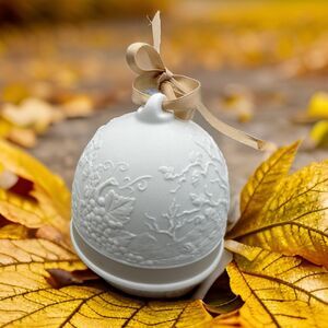 Lladro Fall Autumn 1993 Porcelain Bell Ornament Collectors Society Spain NIB